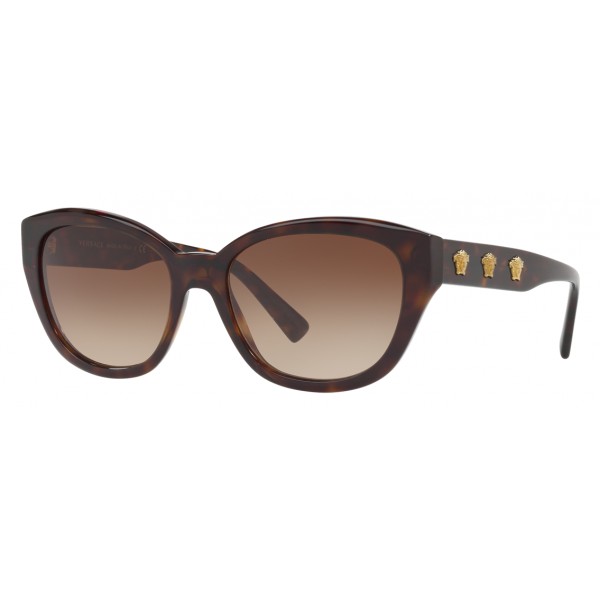 Versace - Sunglasses Versace Clear Medusa Cat-Eye - Brown - Sunglasses - Versace Eyewear