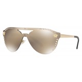 Versace - Occhiale da Sole Versace Crystal Glam - Neutral - Occhiali da Sole - Versace Eyewear