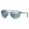 Versace - Occhiale da Sole Versace Glam Medusa - Grigio Scuro - Occhiali da Sole - Versace Eyewear