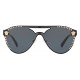 Versace - Occhiale da Sole Versace Glam Medusa - Oro Chiaro - Occhiali da Sole - Versace Eyewear