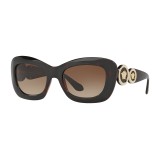 Versace - Occhiale da Sole Versace Medusa 96 Square - Marrone - Occhiali da Sole - Versace Eyewear