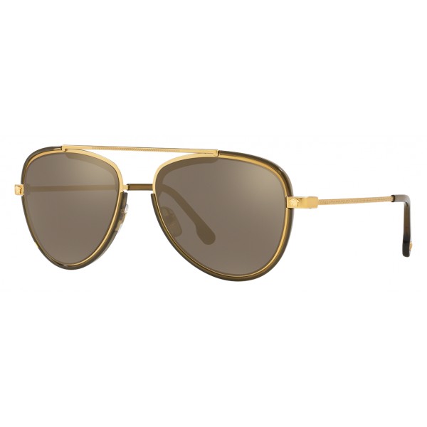 Versace - Sunglasses Versace V-Vintage - Gold - Sunglasses - Versace Eyewear