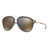 Versace - Occhiale da Sole Versace Medusa Luxe - Oro - Occhiali da Sole - Versace Eyewear