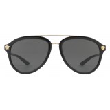 Versace - Sunglasses Versace Medusa Luxe - Black Grey - Sunglasses - Versace Eyewear
