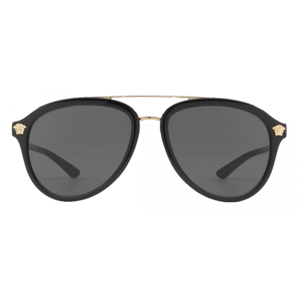 Versace - Sunglasses Versace Medusa Luxe - Black Grey - Sunglasses ...