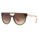 Versace - Sunglasses Versace Color Block Pilot - Green Brown - Sunglasses - Versace Eyewear