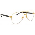 Linda Farrow - Occhiali da Vista Aviator 533 C7 - Oro - Linda Farrow Eyewear