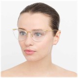 Linda Farrow - 683 C14 Cat Eye Optical Frames - Clear - Linda Farrow Eyewear