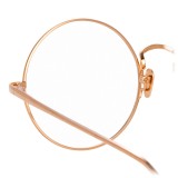 Linda Farrow - 741 C11 Round Optical Frames - Rose Gold and White Gold - Linda Farrow Eyewear
