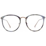 Linda Farrow - 251 C44 Oval Optical Frames - Grey Marble - Linda Farrow Eyewear