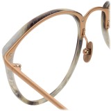Linda Farrow - 251 C44 Oval Optical Frames - Grey Marble - Linda Farrow Eyewear