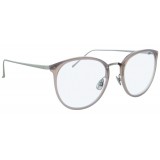 Linda Farrow - 251 C57 Oval Optical Frames - Milky Grey - Linda Farrow Eyewear