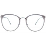 Linda Farrow - 251 C57 Oval Optical Frames - Milky Grey - Linda Farrow Eyewear