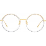 Linda Farrow - 239 C36 Round Optical Frames - Clear - Linda Farrow Eyewear