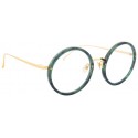 Linda Farrow - 239 C53 Round Optical Frames - Jade - Linda Farrow Eyewear