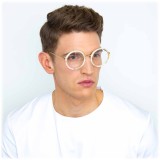 Linda Farrow - 239 C55 Round Optical Frames - Quartz - Linda Farrow Eyewear