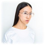 Linda Farrow - 239 C61 Round Optical Frames - Milky Peach - Linda Farrow Eyewear