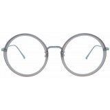 Linda Farrow - Occhiali da Vista Rotondi 239 C62 - Latte Grigio - Linda Farrow Eyewear