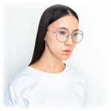 Linda Farrow - 239 C62 Round Optical Frames - Milky Grey - Linda Farrow Eyewear