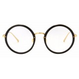 Linda Farrow - Occhiali da Vista Rotondi 239 C1 - Neri - Linda Farrow Eyewear