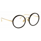 Linda Farrow - 239 C1 Round Optical Frames - Black - Linda Farrow Eyewear