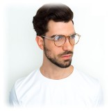 Linda Farrow - 40 C25 Oval Optical Frames - Clear and Tortoiseshell - Linda Farrow Eyewear