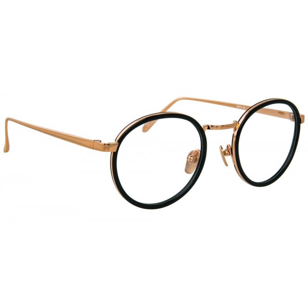 Linda Farrow - 182 C20 Oval Optical Frames - Black - Linda Farrow Eyewear