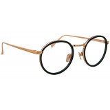 Linda Farrow - Occhiali da Vista Ovali 182 C20 - Nero - Linda Farrow Eyewear