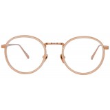 Linda Farrow - Occhiali da Vista Ovali 182 C21 - Pesca Latte - Linda Farrow Eyewear