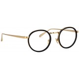 Linda Farrow - 182 C13 Oval Optical Frames - Black - Linda Farrow Eyewear