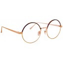 Linda Farrow - 583 C4 Round Optical Frames - Rose Gold - Linda Farrow Eyewear