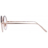 Linda Farrow - Occhiali da Vista Rotondi 583 C4 - Oro Rosa - Linda Farrow Eyewear