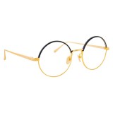 Linda Farrow - 583 C1 Round Optical Frames - Gold - Linda Farrow Eyewear