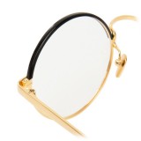 Linda Farrow - 583 C1 Round Optical Frames - Gold - Linda Farrow Eyewear