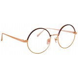 Linda Farrow - Occhiali da Vista Rotondi 583 C4 - Oro Rosa - Linda Farrow Eyewear