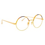Linda Farrow - 583 C2 Round Optical Frames - Gold - Linda Farrow Eyewear