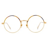 Linda Farrow - Occhiali da Vista Rotondi 583 C2 - Oro - Linda Farrow Eyewear