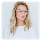 Linda Farrow - Occhiali da Vista D-Frame 522 C5 - Zucchero Filato - Linda Farrow Eyewear