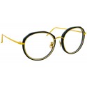 Linda Farrow - Occhiali da Vista Rotondi 630 C1 - Neri - Linda Farrow Eyewear