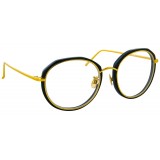 Linda Farrow - Occhiali da Vista Rotondi 630 C1 - Neri - Linda Farrow Eyewear