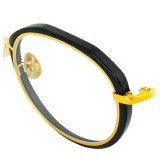 Linda Farrow - Occhiali da Vista Rotondi 630 C1 - Neri - Linda Farrow Eyewear