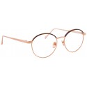 Linda Farrow - Occhiali da Vista Ovali 580 C4 - Oro Rosa - Linda Farrow Eyewear