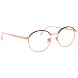 Linda Farrow - Occhiali da Vista Ovali 580 C4 - Oro Rosa - Linda Farrow Eyewear