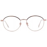 Linda Farrow - Occhiali da Vista Ovali 580 C4 - Oro Rosa - Linda Farrow Eyewear