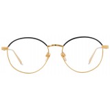 Linda Farrow - 580 C1 Oval Optical Frames - Gold - Linda Farrow Eyewear