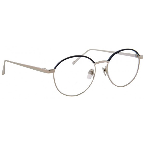 Linda Farrow - Occhiali da Vista Ovali 580 C3 - Oro Bianco - Linda Farrow Eyewear