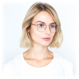 Linda Farrow - Occhiali da Vista Angolari 586 C4 - Oro Rosa - Linda Farrow Eyewear