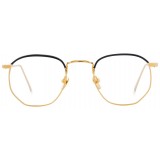 Linda Farrow - Occhiali da Vista Angolari 586 C1 - Oro - Linda Farrow Eyewear