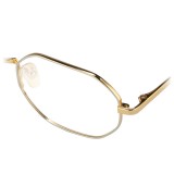 Linda Farrow - Occhiali da Vista Angolari 520 C2 - Oro Giallo e Oro Bianco - Linda Farrow Eyewear