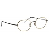 Linda Farrow - Occhiali da Vista Angolari 520 C4 - Nichel e Oro Giallo - Linda Farrow Eyewear